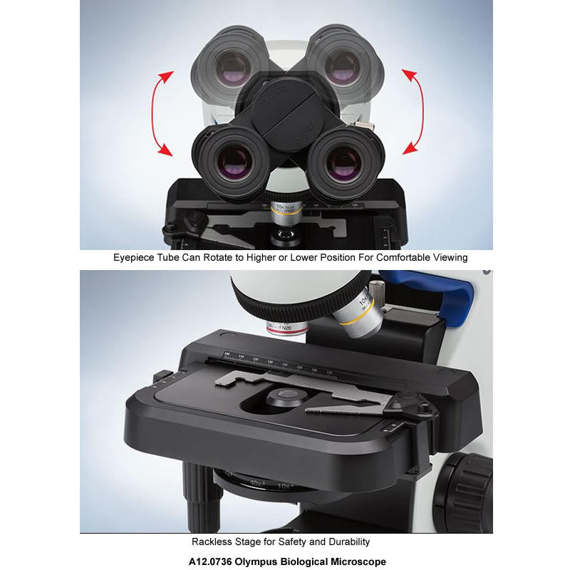 Quadruple Nosepiece A12.0736 Olympus Biological Microscope UIS2 Infintiry Optical System