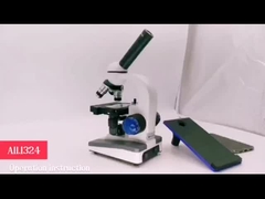 WF10x میکروسکوپ مرکب دانشجویی تک چشم برای دانش آموز دبیرستان A11.1324