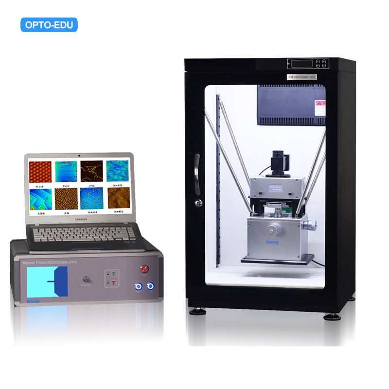 Opto Edu Research Level Atomic Force Microscope with 360 Angle 50×50um XY Scan Range and 0.2nm Resolution