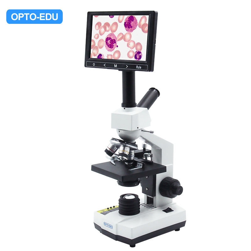 30 Fps Opto Edu A33.5100 7 Inch Digital Microscope Heating Stage Biological